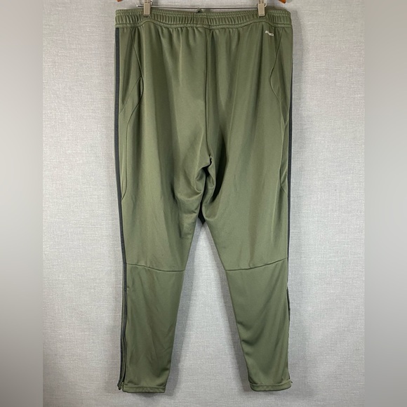Adidas Men's Tiro 19 Track Pants in Olive Green Size 2XL - Picture 6 of 6